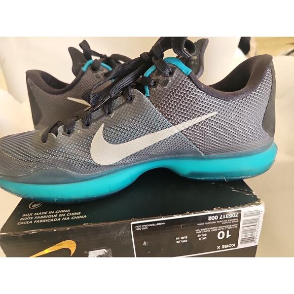 Nike Kobe X 10 Mens Liberty Radiant Emerald Sneakers Shoes Size 10 - Picture 6 of 12